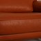 Sofá de tres plazas DS 70 de cuero marrón de De Sede, Imagen 3