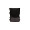 Black Leather 322 Armchair & Pouf from Rolf Benz, Set of 2 10