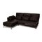 Dark Brown Leather Moule Corner Sofa from Brühl 3