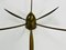 Lampadario Sputnik Mid-Century a tre braccia in ottone, anni '60, Immagine 5