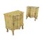 Bedside Tables in Poplar, Italy, 20th Century, Set of 2, Image 1