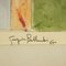 Giorgio Bellandi, Abstrakte Komposition, 20. Jh., Gemischte Medien auf Papier, Gerahmt 7