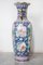 Large Chinese Polychrome Famille Rose Porcelain Vase with Hunting Scene, 1960s 2