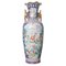 Large Chinese Polychrome Famille Rose Porcelain Vase with Hunting Scene, 1960s, Image 1