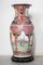 Large Chinese Polychrome Famille Rose Vase, 1900s 3