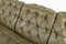 Green Leather Sofa in the style of Chesterfield from Skippers, Denmark, Image 3