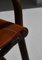 Set of Modern Danish Lounge Chairs Manilla in Stained Bamboo and Saddle Leather, 1960s 9