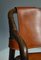 Set of Modern Danish Lounge Chairs Manilla in Stained Bamboo and Saddle Leather, 1960s 11