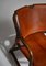 Set of Modern Danish Lounge Chairs Manilla in Stained Bamboo and Saddle Leather, 1960s 7