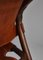 Set of Modern Danish Lounge Chairs Manilla in Stained Bamboo and Saddle Leather, 1960s 15