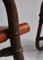 Set of Modern Danish Lounge Chairs Manilla in Stained Bamboo and Saddle Leather, 1960s 12