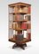 Walnut and Ash Four Tier Revolving Bookcase, Image 2