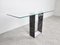 Vintage Italian Black Diapason Marble Console Table from Cattelan, 1980s 10