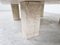 Italian Travertine Coffee Table by Angelo Mangiarotti for Up&up 2