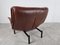 Vintage Leather Veranda Lounge Chair by Vico Magistretti for Cassina, 1980s 7