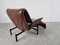 Vintage Leather Veranda Lounge Chair by Vico Magistretti for Cassina, 1980s, Image 8