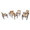 SE82 Wicker Dining Chairs by Martin Visser, 1970s, Set of 6, Image 1