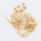 French Diamond & 18 Karat Rose Gold Bouquet Brooch, 1960s 4