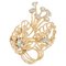 French Diamond & 18 Karat Rose Gold Bouquet Brooch, 1960s 1