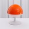 Space Age Mushroom Lampe in Orange von Temde 1