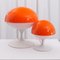 Space Age Orange Mushroom Lamp from Temde, Image 5
