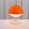 Space Age Mushroom Lampe in Orange von Temde 2