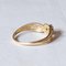 Vintage 18k Gold with Imitation Diamond Stone Ring, 1960s 9