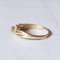 Vintage 18k Gold with Imitation Diamond Stone Ring, 1960s 8