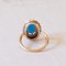 18k Gold Turquoise and Beaded Ring, 1930s 12