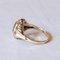 Vintage 14 Karat Gold Quarz Ring, 1950er 6