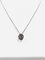 18ct White Gold Diamond Pendant with Chain, Image 1