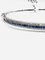 18ct White Gold Sapphire & Diamond Bangle, Image 4