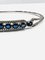 18ct White Gold Sapphire & Diamond Bangle 3