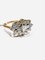 18 Karat Gelbgold Diamant Diamant Ring 12