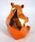 Orange Edition Panda Spirit Skulptur von Richard Orlinski 4