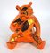 Orange Edition Panda Spirit Skulptur von Richard Orlinski 1