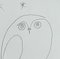 Grabado de Pablo Picasso, Owl Under the Stars, 1954, Imagen 4