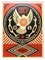 Shepard Fairey, Peace and Freedom Dove, 2014, Silkscreen on Wood Panel, Framed, Image 1