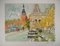 Yves Brayer, The Terrace of Basil the Blessed, 20th-Century, Lithographie Originale 1