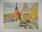 Yves Brayer, The Terrace of Basil the Blessed, 20th-Century, Original Lithograph, Image 1