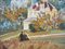 Yves Brayer, Zagorsk: Autumn Landscape, 20th-Century, Original Lithograph, Image 6