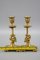 French Bronze Candlesticks with Dolphin Figures, Set of 2 17