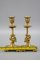 French Bronze Candlesticks with Dolphin Figures, Set of 2, Image 17