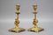 French Bronze Candlesticks with Dolphin Figures, Set of 2 2