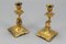 French Bronze Candlesticks with Dolphin Figures, Set of 2 12