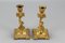 French Bronze Candlesticks with Dolphin Figures, Set of 2 9