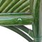 Vintage Green & Pink Bamboo Dining Table & Chairs, 1970s, Set of 5 9