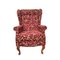 Fireside Wing Chair with Queen Anne Legs 1