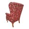 Fireside Wing Chair with Queen Anne Legs 4