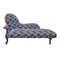 Chaise longue victoriana con tapicería nueva, Imagen 2